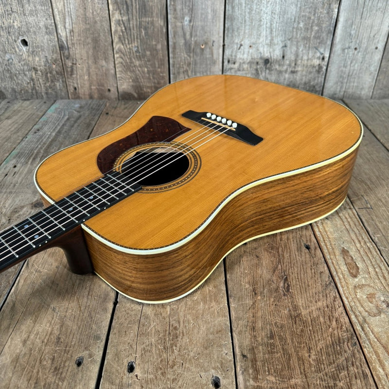 SOLD - S.L. Mossman Flint Hills 1976 Natural - Mahar's Vintage Guitars