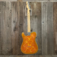 SOLD - Squier Gold Paisley Partscaster 1985 Telecaster - Mahar's Vintage Guitars