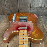 SOLD - Squier Gold Paisley Partscaster 1985 Telecaster - Mahar's Vintage Guitars