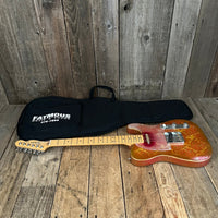SOLD - Squier Gold Paisley Partscaster 1985 Telecaster - Mahar's Vintage Guitars