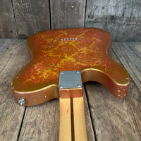 SOLD - Squier Gold Paisley Partscaster 1985 Telecaster - Mahar's Vintage Guitars