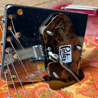 SOLD - Squier Gold Paisley Partscaster 1985 Telecaster - Mahar's Vintage Guitars