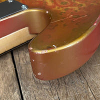 SOLD - Squier Gold Paisley Partscaster 1985 Telecaster - Mahar's Vintage Guitars