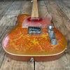 SOLD - Squier Gold Paisley Partscaster 1985 Telecaster - Mahar's Vintage Guitars