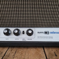 SOLD - Sunn Solarus Amplifier Head 6550 loaded 1972 - Mahar's Vintage Guitars