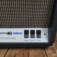 SOLD - Sunn Solarus Amplifier Head 6550 loaded 1972 - Mahar's Vintage Guitars