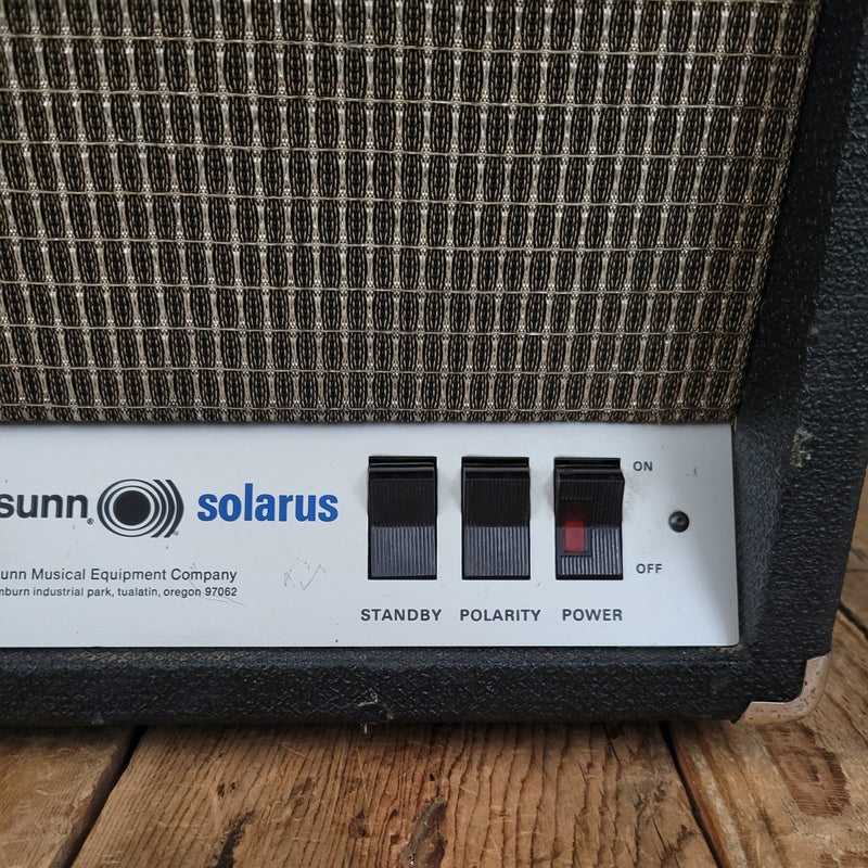 SOLD - Sunn Solarus Amplifier Head 6550 loaded 1972 - Mahar's Vintage Guitars