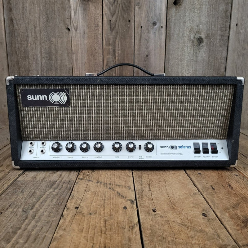 SOLD - Sunn Solarus Amplifier Head 6550 loaded 1972 - Mahar's Vintage Guitars