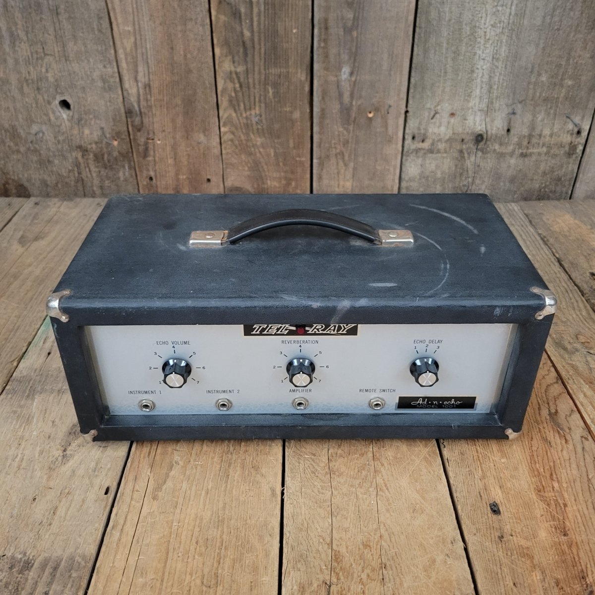 SOLD - Tel Ray Ad - N - Echo Model 1001 Adineko Delay Reverb Unit Oil Can Echo 1969 - Mahar's Vintage Guitars