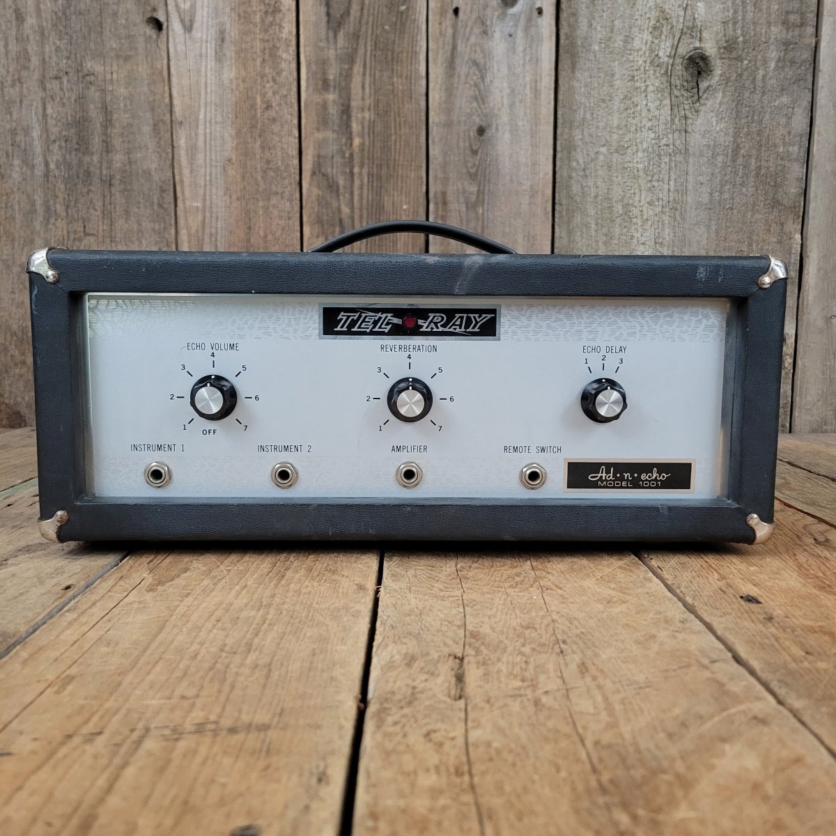 SOLD - Tel Ray Ad - N - Echo Model 1001 Adineko Delay Reverb Unit Oil Can Echo 1969 - Mahar's Vintage Guitars