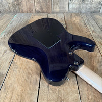 SOLD - Tom Anderson Guitarworks Top T Semi Hollow 2022 Natural Artic Blue Burst - Mahar's Vintage Guitars