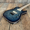SOLD - Tom Anderson Guitarworks Top T Semi Hollow 2022 Natural Artic Blue Burst - Mahar's Vintage Guitars