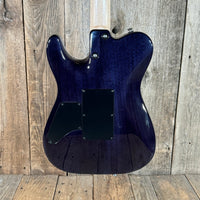 SOLD - Tom Anderson Guitarworks Top T Semi Hollow 2022 Natural Artic Blue Burst - Mahar's Vintage Guitars