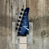 SOLD - Tom Anderson Guitarworks Top T Semi Hollow 2022 Natural Artic Blue Burst - Mahar's Vintage Guitars
