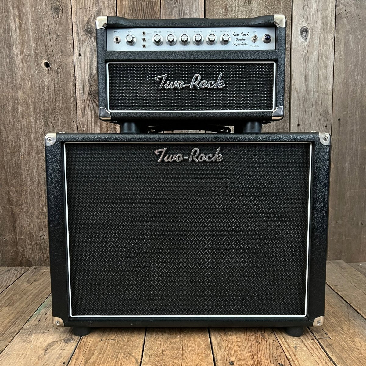 SOLD - Two - Rock Studio signature head and cabinet - Mahar's Vintage Guitars