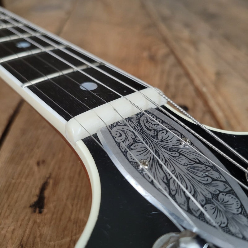 SOLD - Zemaitis CS24SU Custom Shop Wood Leaf Flame Maple Made in Japan - 2019 - Mahar's Vintage Guitars