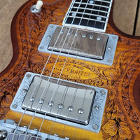 SOLD - Zemaitis CS24SU Custom Shop Wood Leaf Flame Maple Made in Japan - 2019 - Mahar's Vintage Guitars