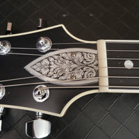 SOLD - Zemaitis CS24SU Custom Shop Wood Leaf Flame Maple Made in Japan - 2019 - Mahar's Vintage Guitars