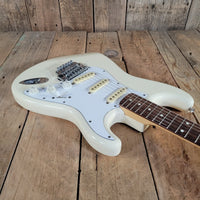 Squier 1987 Fender Stratocaster Japan Olympic White, Very Good - Mahar's Vintage Guitars