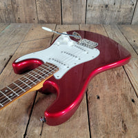 Squier 2024 Classic Vibe 60s Stratocaster Candy Apple Red Near Mint - Mahar's Vintage Guitars