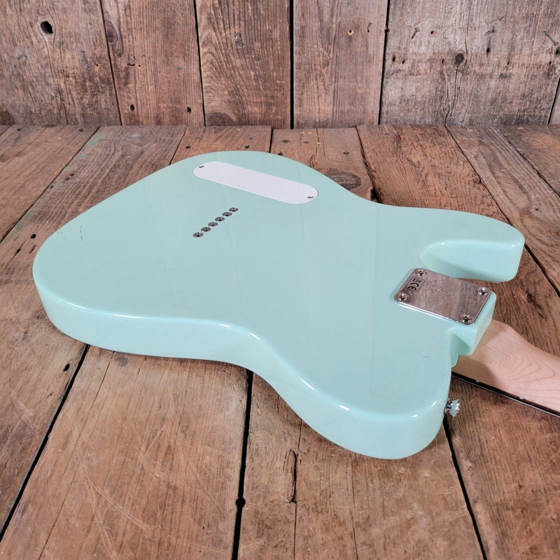 Squier Paranormal Baritone Cabronita Telecaster 2021 – Sea Foam Green, Mint - Mahar's Vintage Guitars