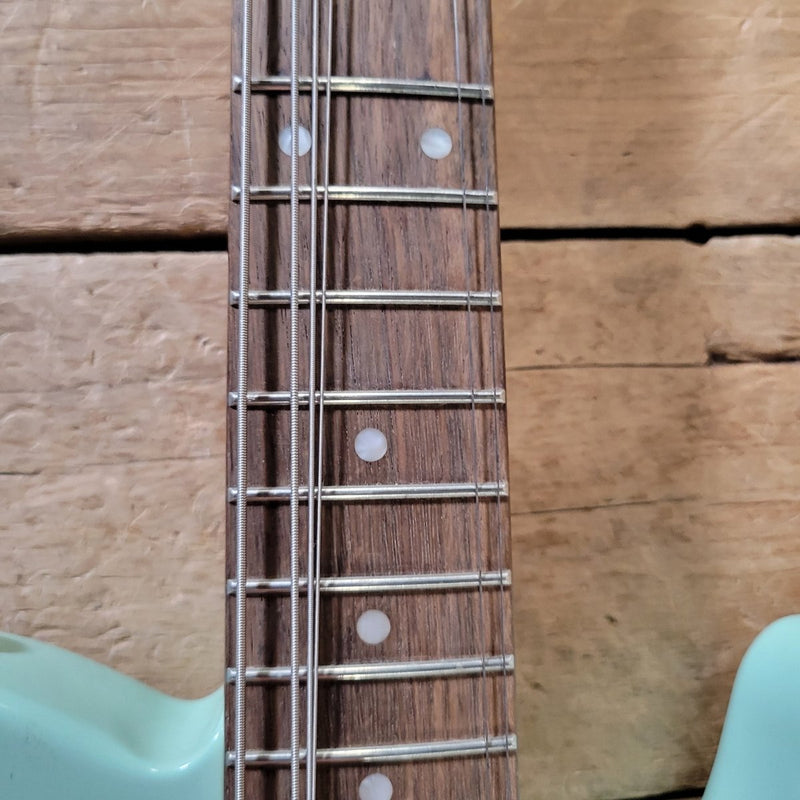 Squier Paranormal Baritone Cabronita Telecaster 2021 – Sea Foam Green, Mint - Mahar's Vintage Guitars