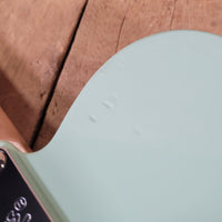Squier Paranormal Baritone Cabronita Telecaster 2021 – Sea Foam Green, Mint - Mahar's Vintage Guitars
