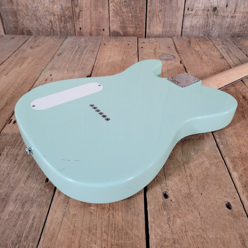 Squier Paranormal Baritone Cabronita Telecaster 2021 – Sea Foam Green, Mint - Mahar's Vintage Guitars