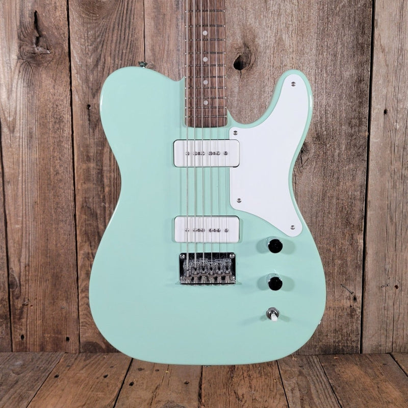 Squier Paranormal Baritone Cabronita Telecaster 2021 – Sea Foam Green, Mint - Mahar's Vintage Guitars