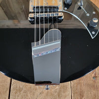 Supro 2030JB Hampton Island Series 3 pickup Set Neck Jet Black With Original Case Mint - Mahar's Vintage Guitars