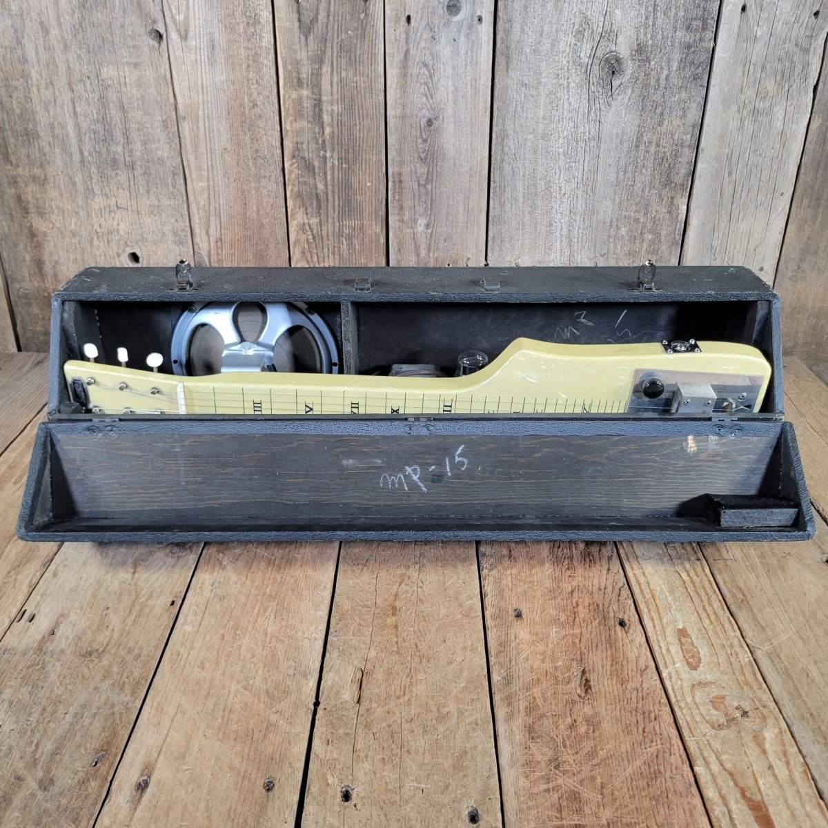 Supro Early 1930s Lap Steel & As Is National Amp in Case, Very Good - Mahar's Vintage Guitars