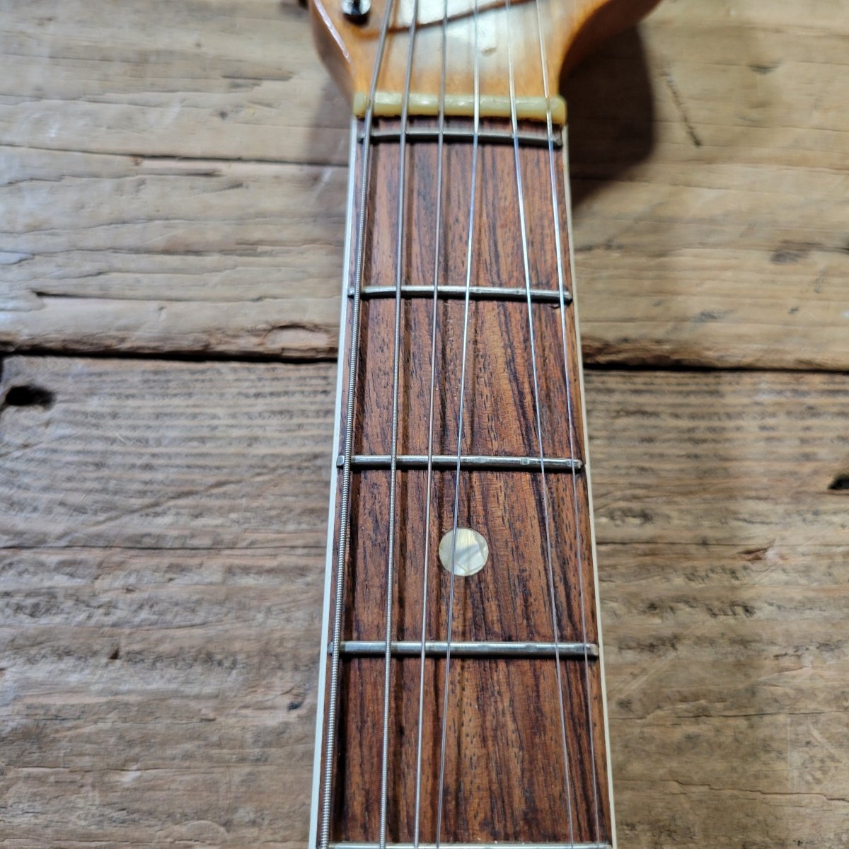 Teisco 1960s Kingston Kawai Single Pickup Electric Guitar w/ Period Case - Mahar's Vintage Guitars