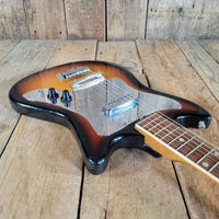 Teisco 1960s Kingston Kawai Single Pickup Electric Guitar w/ Period Case - Mahar's Vintage Guitars