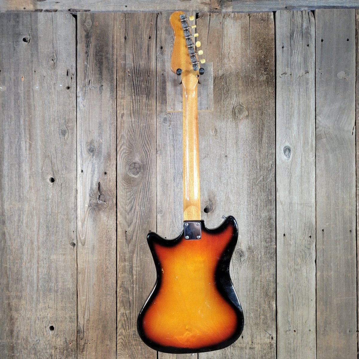 Teisco 1960s Kingston Kawai Single Pickup Electric Guitar w/ Period Case - Mahar's Vintage Guitars