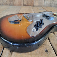 Teisco 1960s Kingston Kawai Single Pickup Electric Guitar w/ Period Case - Mahar's Vintage Guitars