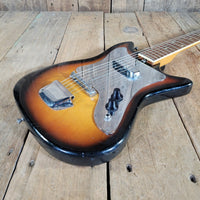 Teisco 1960s Kingston Kawai Single Pickup Electric Guitar w/ Period Case - Mahar's Vintage Guitars