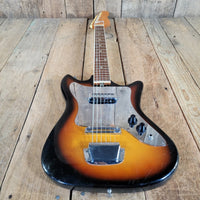Teisco 1960s Kingston Kawai Single Pickup Electric Guitar w/ Period Case - Mahar's Vintage Guitars