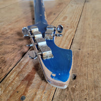 Teisco 1960s Spectrum 5 Metallic Blue Stereo/Mono Z-Coil Good - Mahar's Vintage Guitars