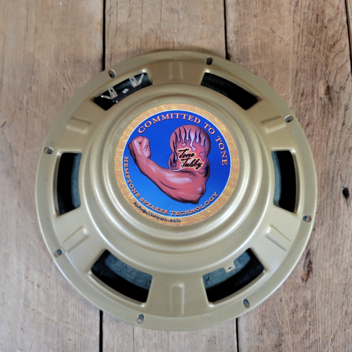 Tone Tubby Rose Gold Alnico 12" Guitar Speaker 5.8 Ohms (8 Ohms), Near Mint - Mahar's Vintage Guitars