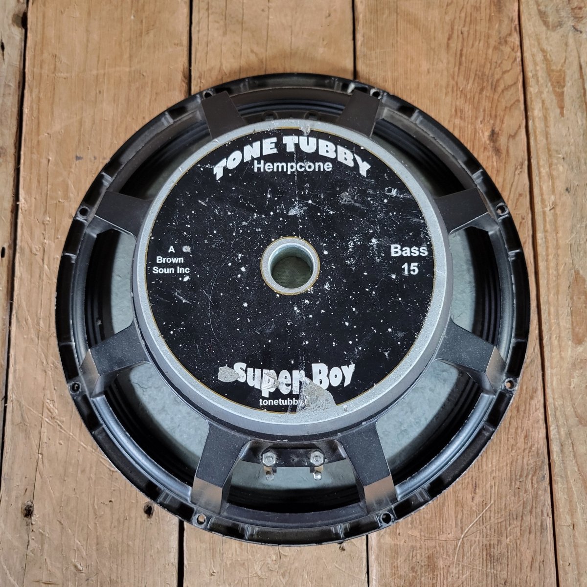 Tone Tubby Super Boy Hemp Cone 15" Bass 15 speaker 4 ohms EV JBL - Mahar's Vintage Guitars