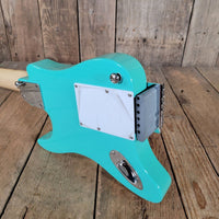Traveler Travelcaster TCD Surf Green Electric Guitar w/ Gig Bag – Compact Travel Strat - Mahar's Vintage Guitars