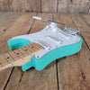 Traveler Travelcaster TCD Surf Green Electric Guitar w/ Gig Bag – Compact Travel Strat - Mahar's Vintage Guitars
