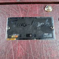Two Rock 2025 2x12 Vertical Cab Wine Taurus Tolex Cane Grille - Mahar's Vintage Guitars