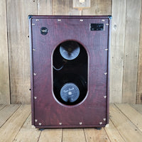 Two Rock 2025 2x12 Vertical Cab Wine Taurus Tolex Cane Grille - Mahar's Vintage Guitars