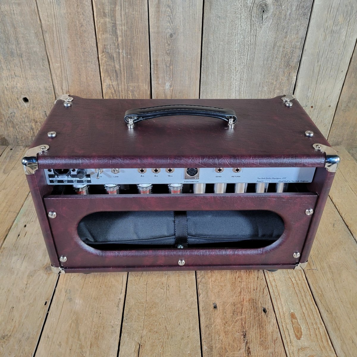 Two Rock 2025 Classic Reverb Head Wine Taurus Tolex Cane Grille New - Mahar's Vintage Guitars