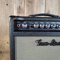 Two-Rock 2026 Studio Signature Combo Vox Basketweave British Black & Tan Grille Silver Chassis - Mahar's Vintage Guitars