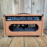 Two - Rock Bloomfield Drive Head – 100/50 Watt, Tobacco Suede (2025) – New Boutique Tube Amp - Mahar's Vintage Guitars