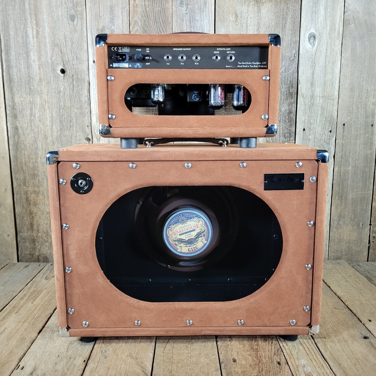 Two - Rock Burnside 2025 Suede Head & Cab Mint w/ Covers - Mahar's Vintage Guitars