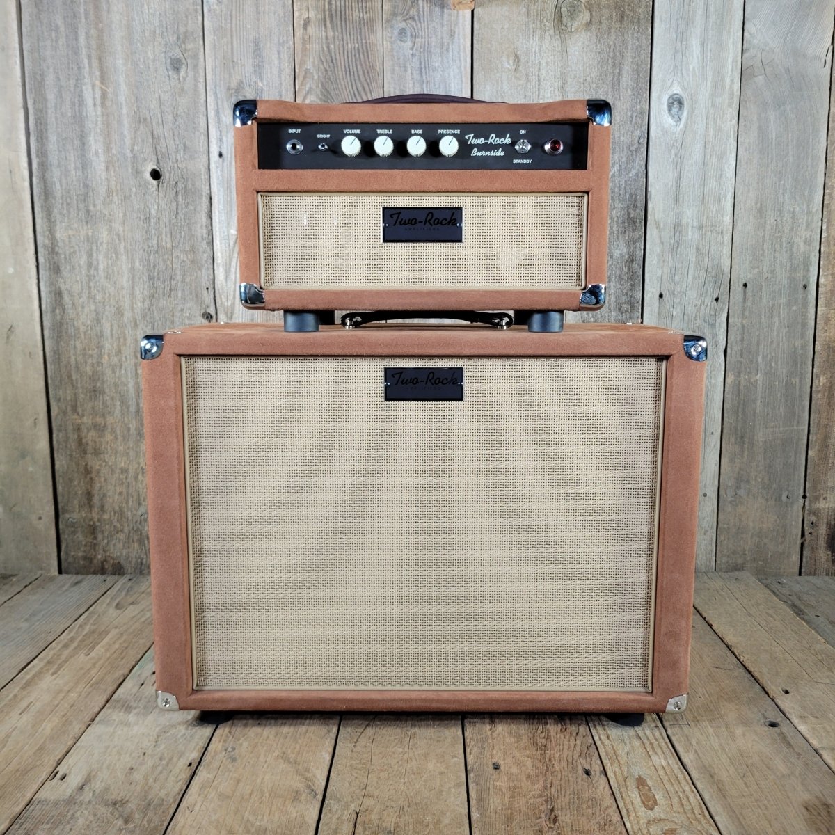 Two - Rock Burnside 2025 Suede Head & Cab Mint w/ Covers - Mahar's Vintage Guitars