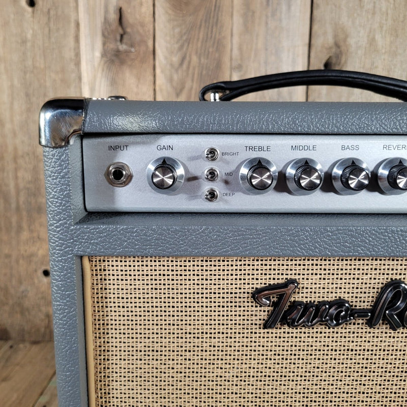 Two - Rock NEW Studio Signature Combo 2025 Gray Vinyl & Cane - Mahar's Vintage Guitars